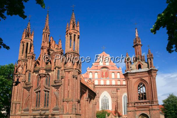 lituanie vilnius 3.JPG - Eglise Sainte-AnneVilnius, Lituanie